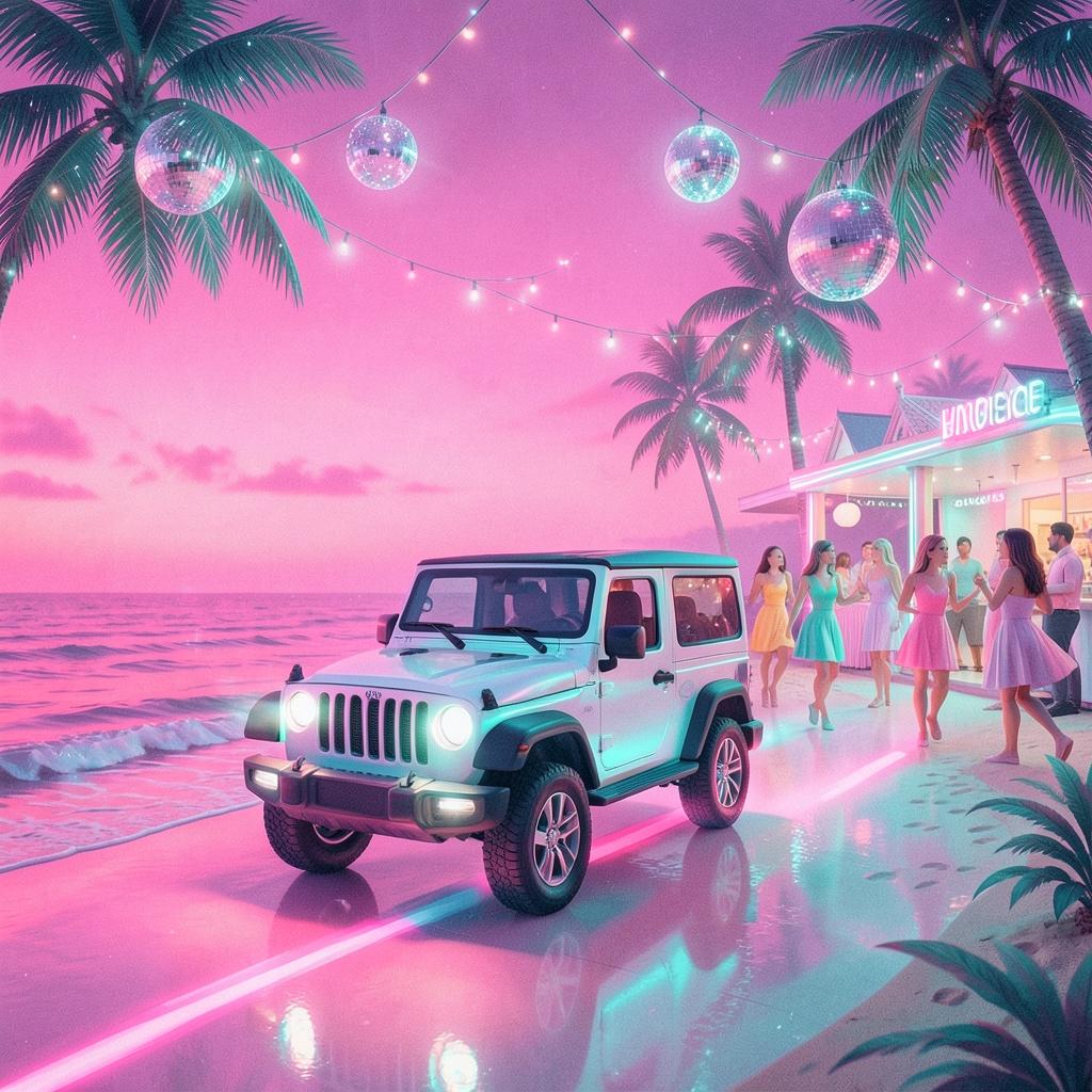 Barbie Jeep Paradise artwork