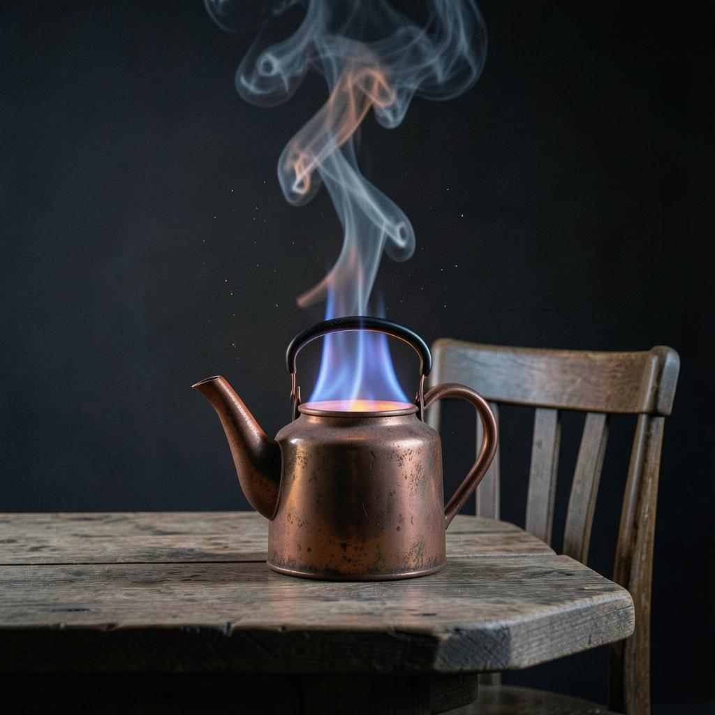 The Kettle on the Flame artwork