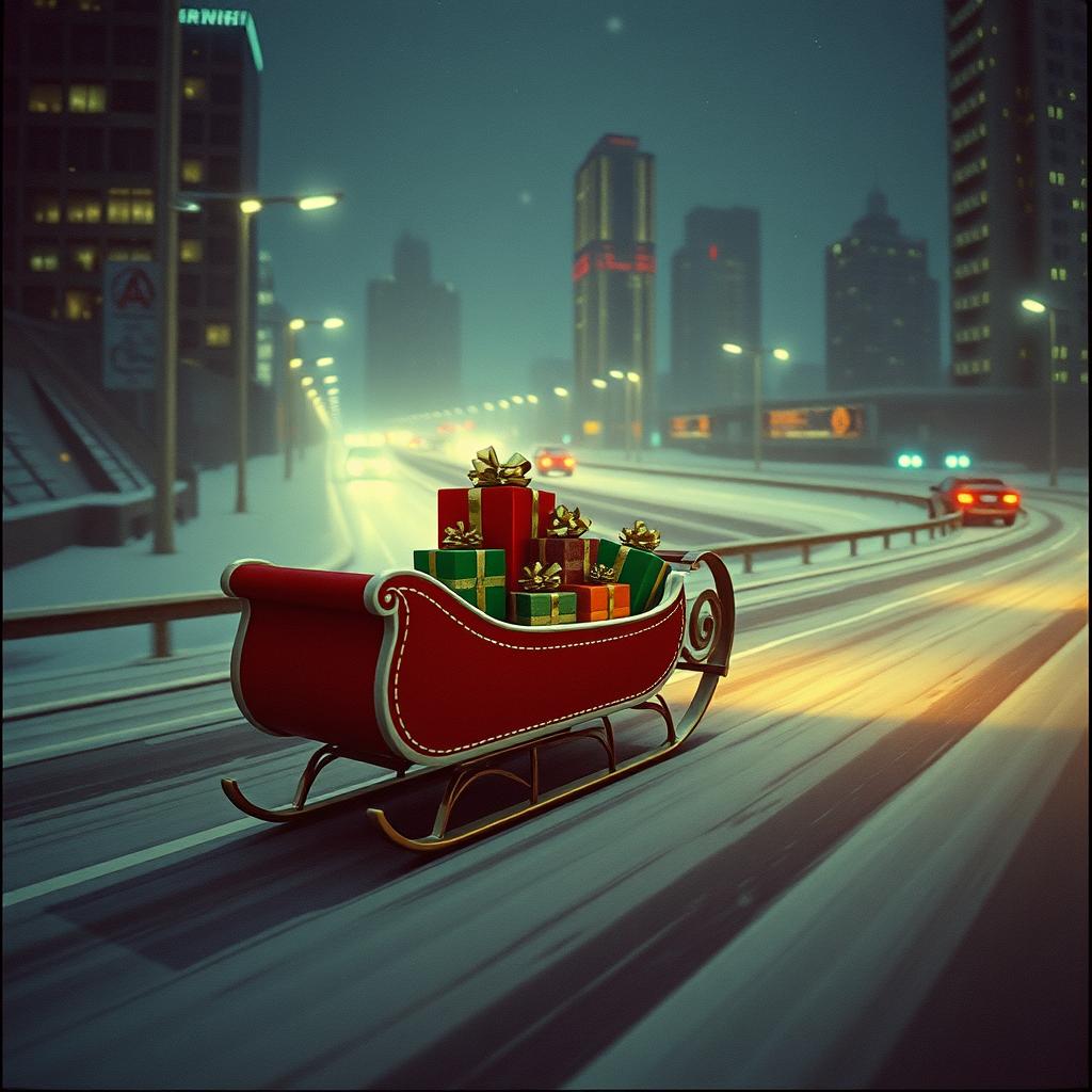 Santa’s On His Way Tonight artwork