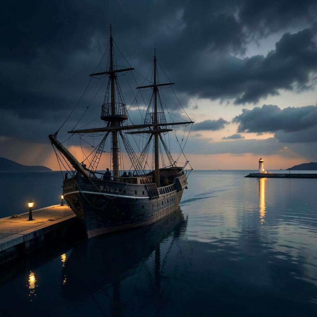 Avant que le port artwork