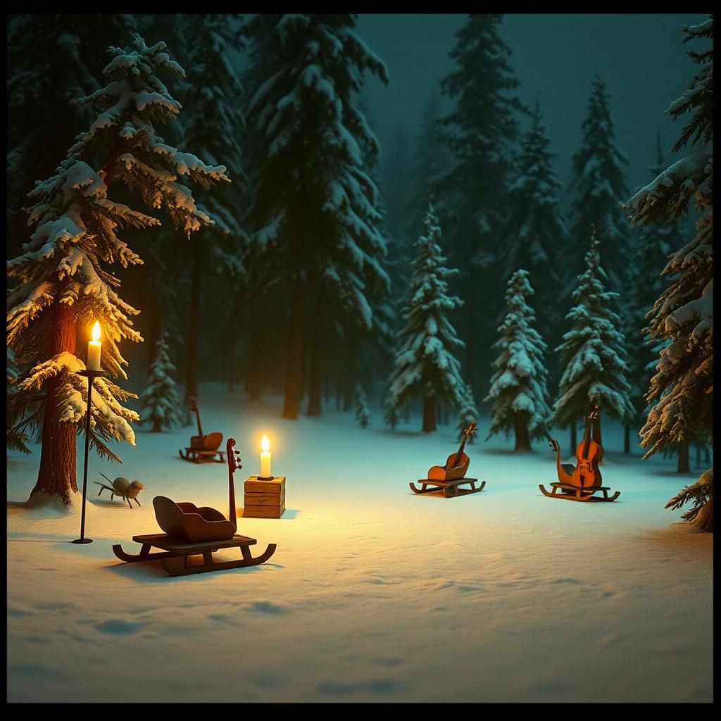 Snowfall In The Sprucewood (2) artwork