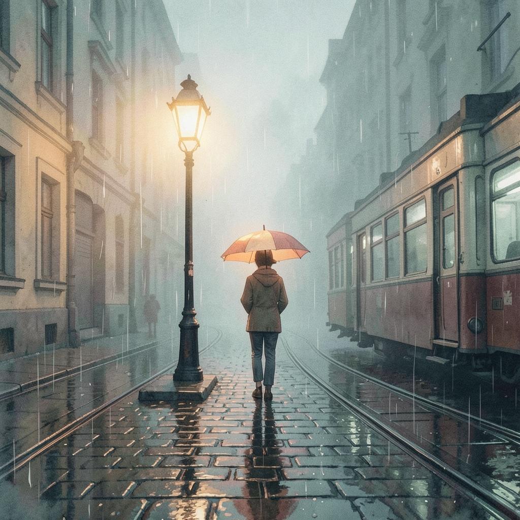 May rain, lyrics by Albert Axelrod artwork
