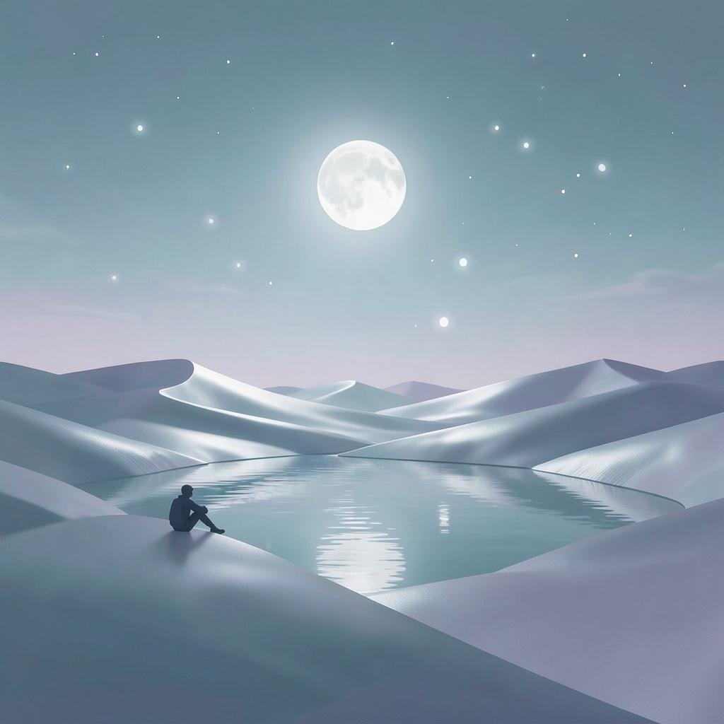 月光の砂漠 — 星を数える旅 — artwork