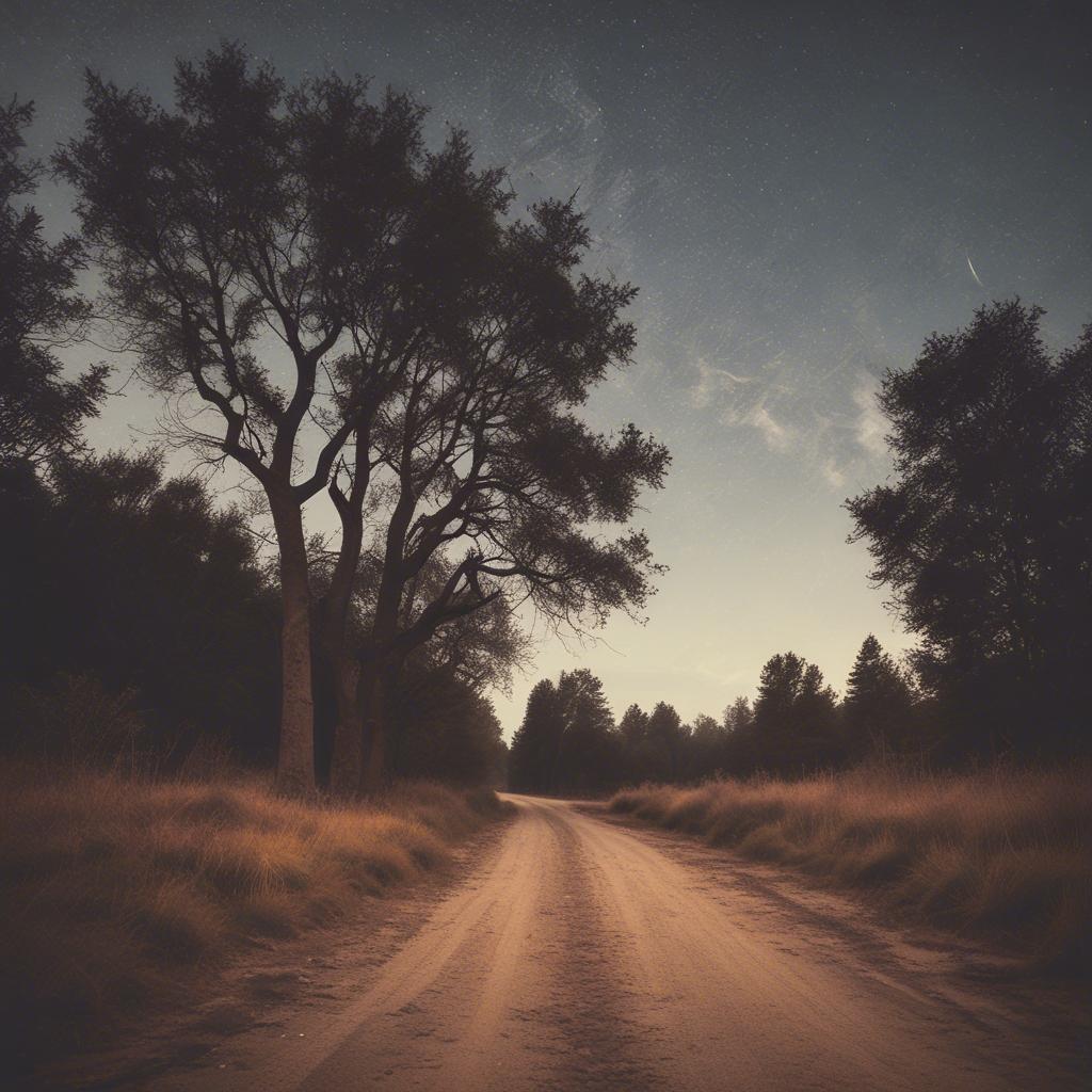 Image for walking on a dirt road, trying to find a way back home trying to find a way back home back