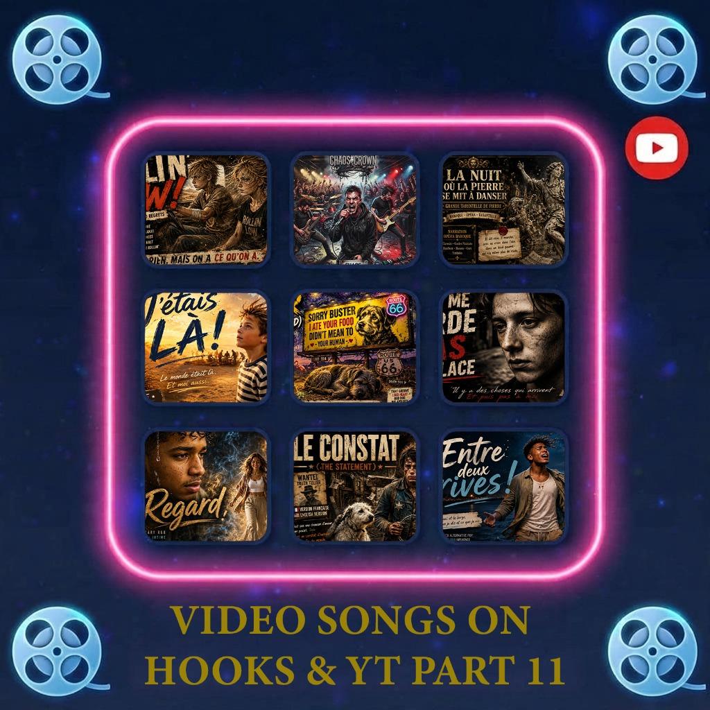 VIDEO SONGS ON HOOKS & YT PART 11