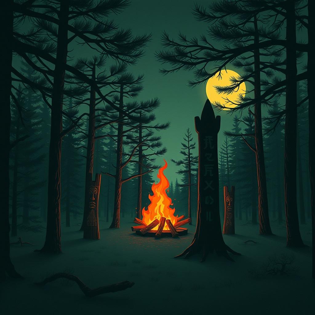 Blood in the Pines artwork