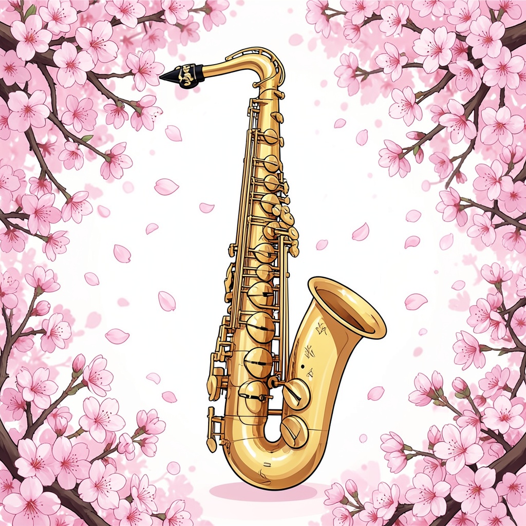 🟥Shining Spring Breeze🎷Instrumental artwork