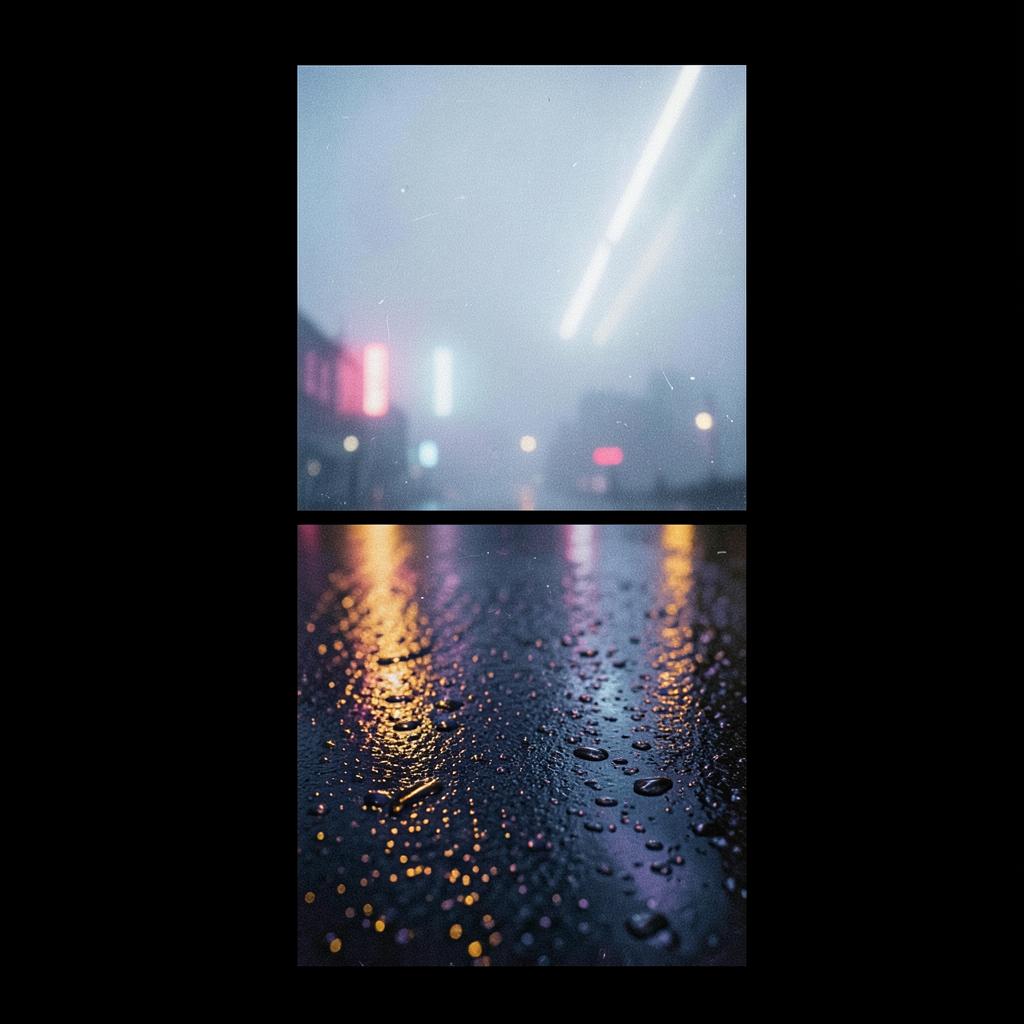 Огни ночного города. 1-й вариант. artwork