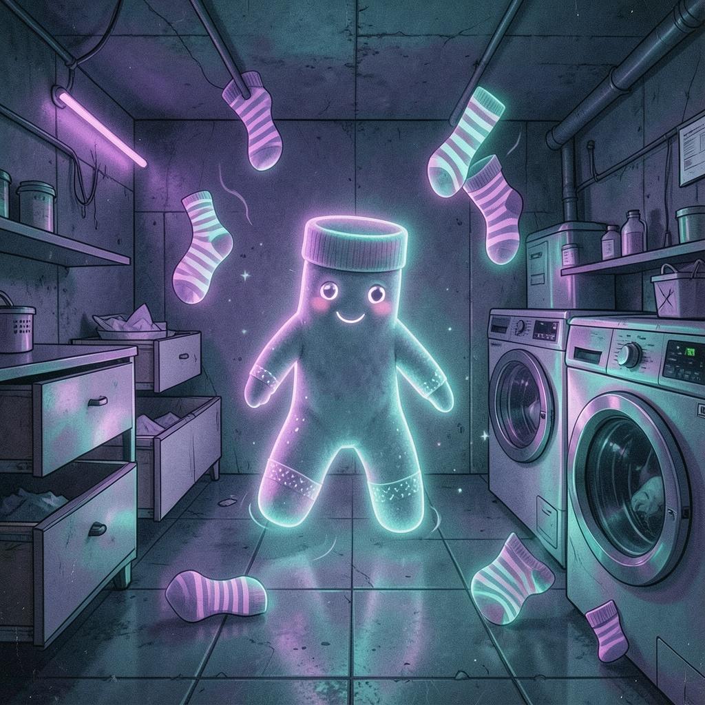 SOCK MONSTER feed me now! x :-)) (Mashup) artwork
