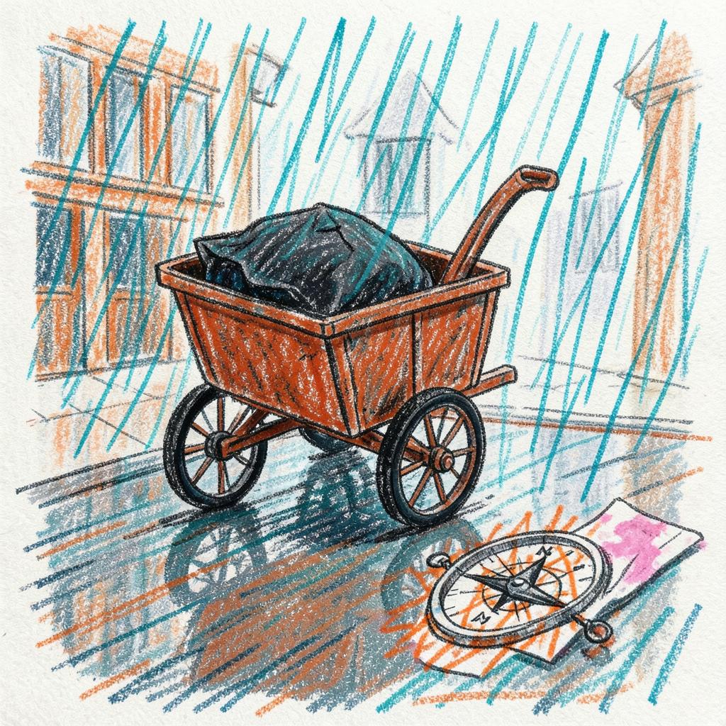 Cart in the Rain v23 artwork