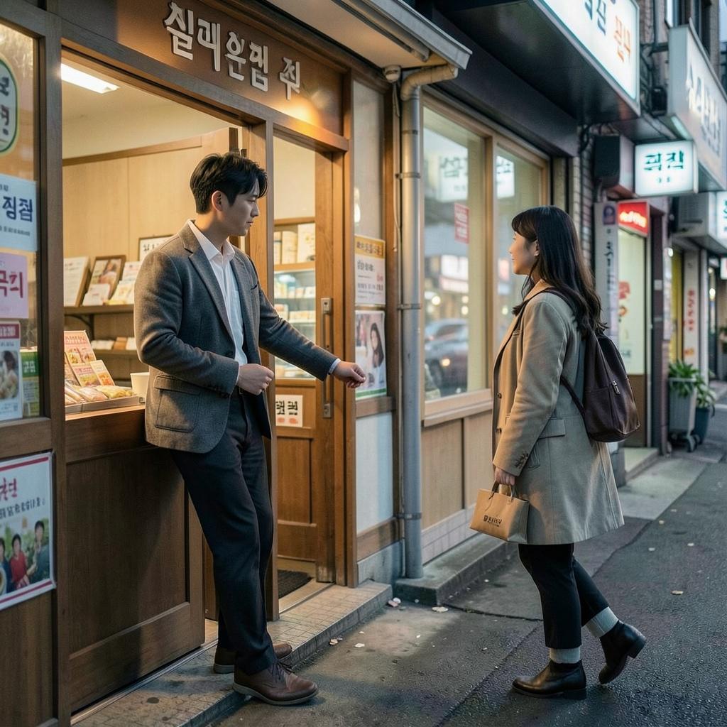 거의 인사할 뻔했어 artwork