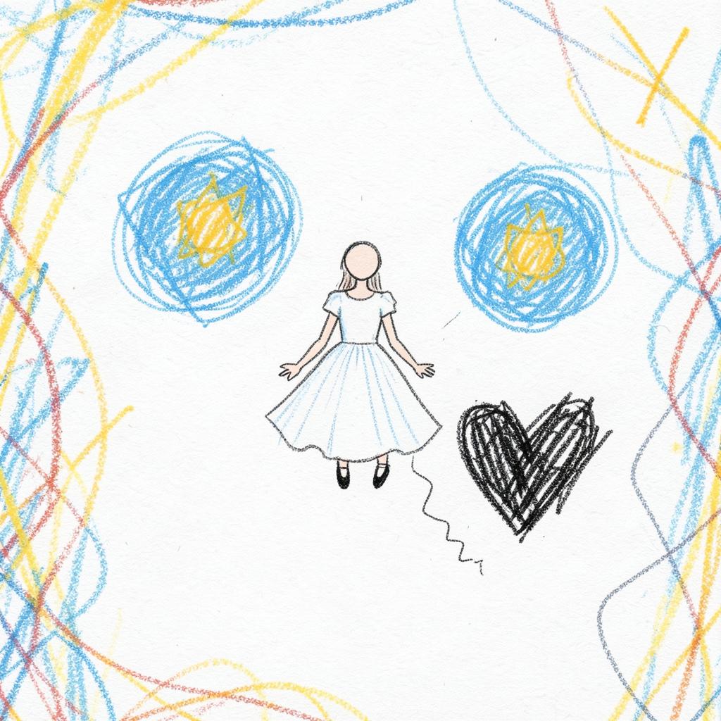 Mon Ange aux Yeux Bleus artwork