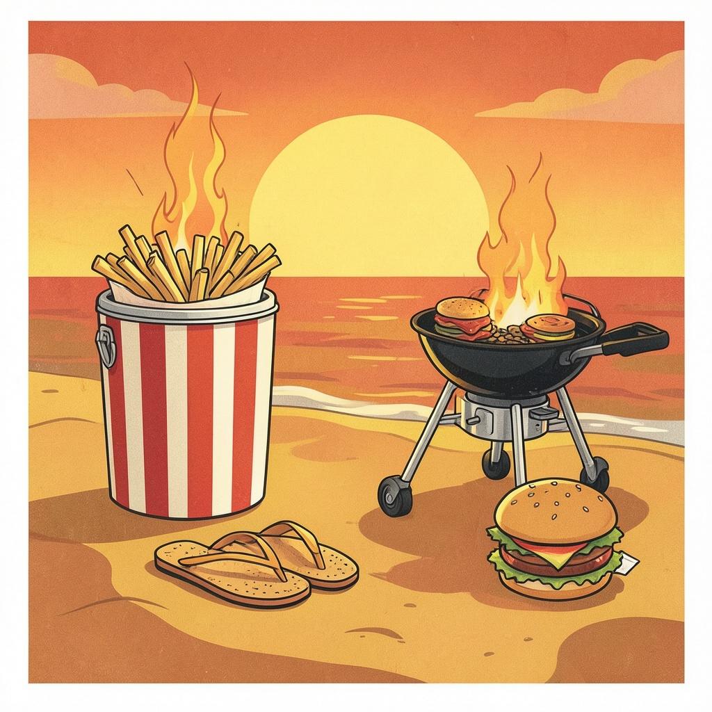 Sun’s Out, Buns Out artwork