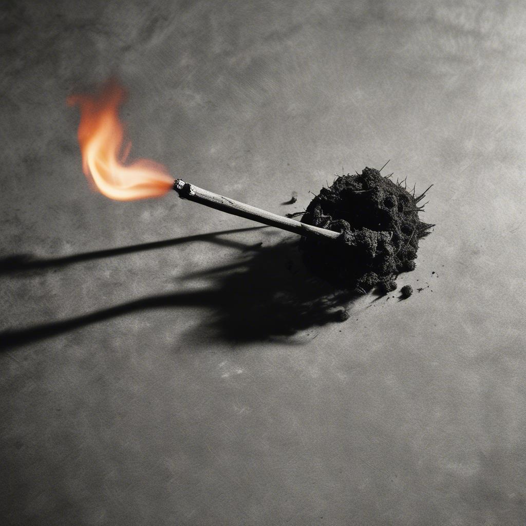Burning Her Shadow artwork