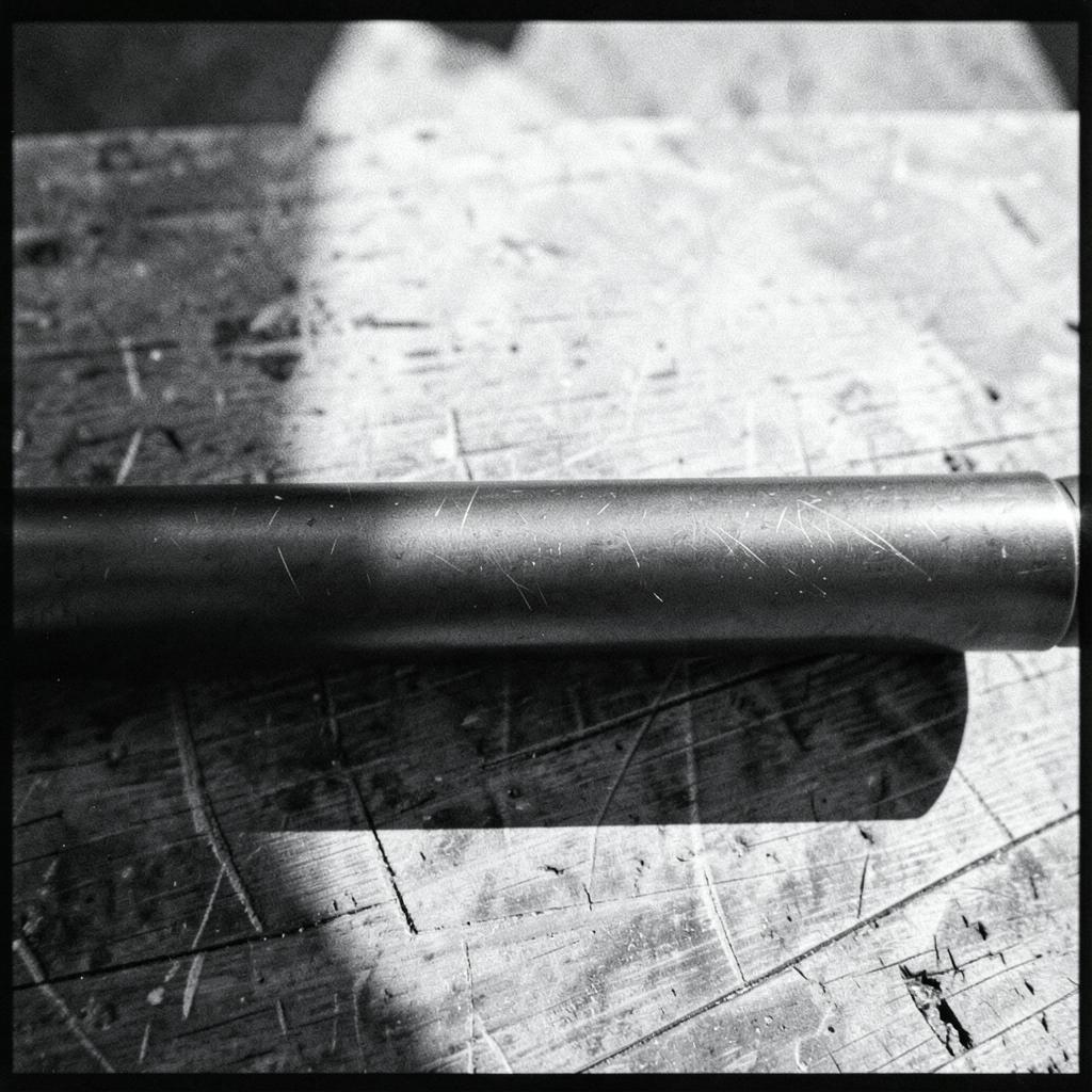 Down the barel of a gun artwork