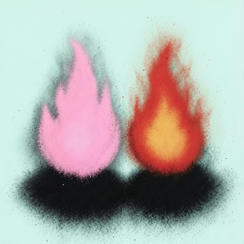 Two Hearts, One Fire artwork