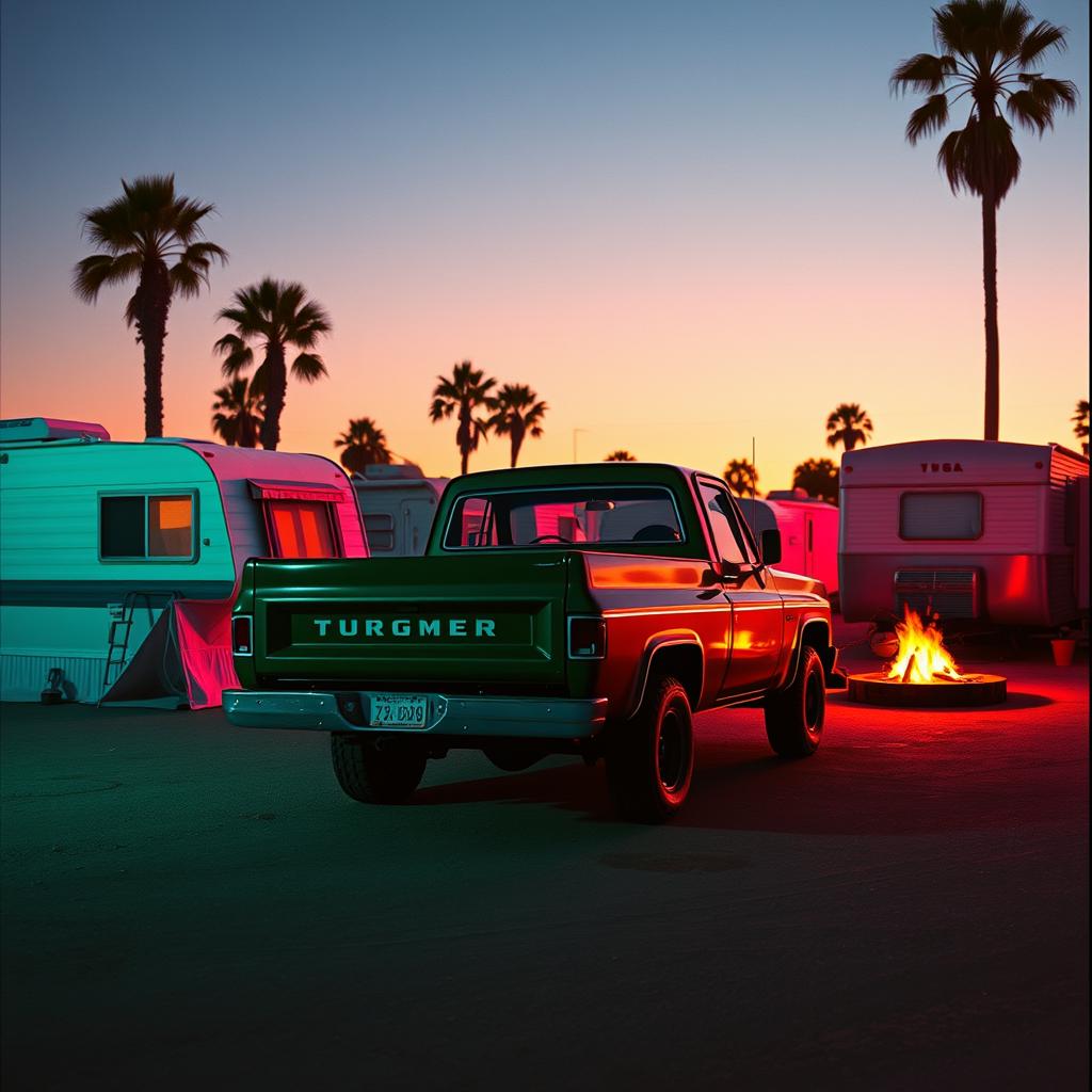 Friday in the Suncoast Trailer Hood artwork