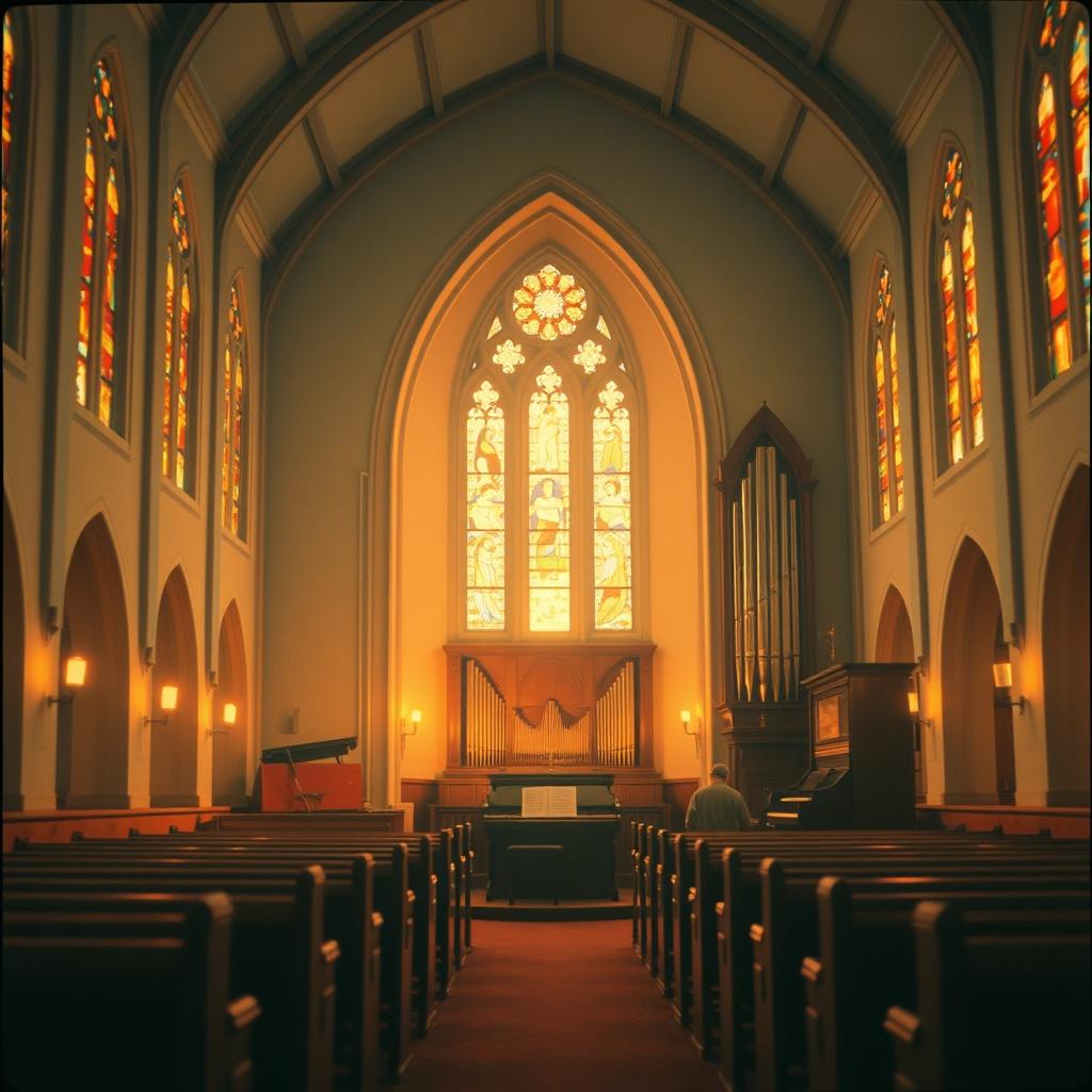whistling, old church organ, yodeling,  a cappella Doo-wop, , piano, ballad artwork