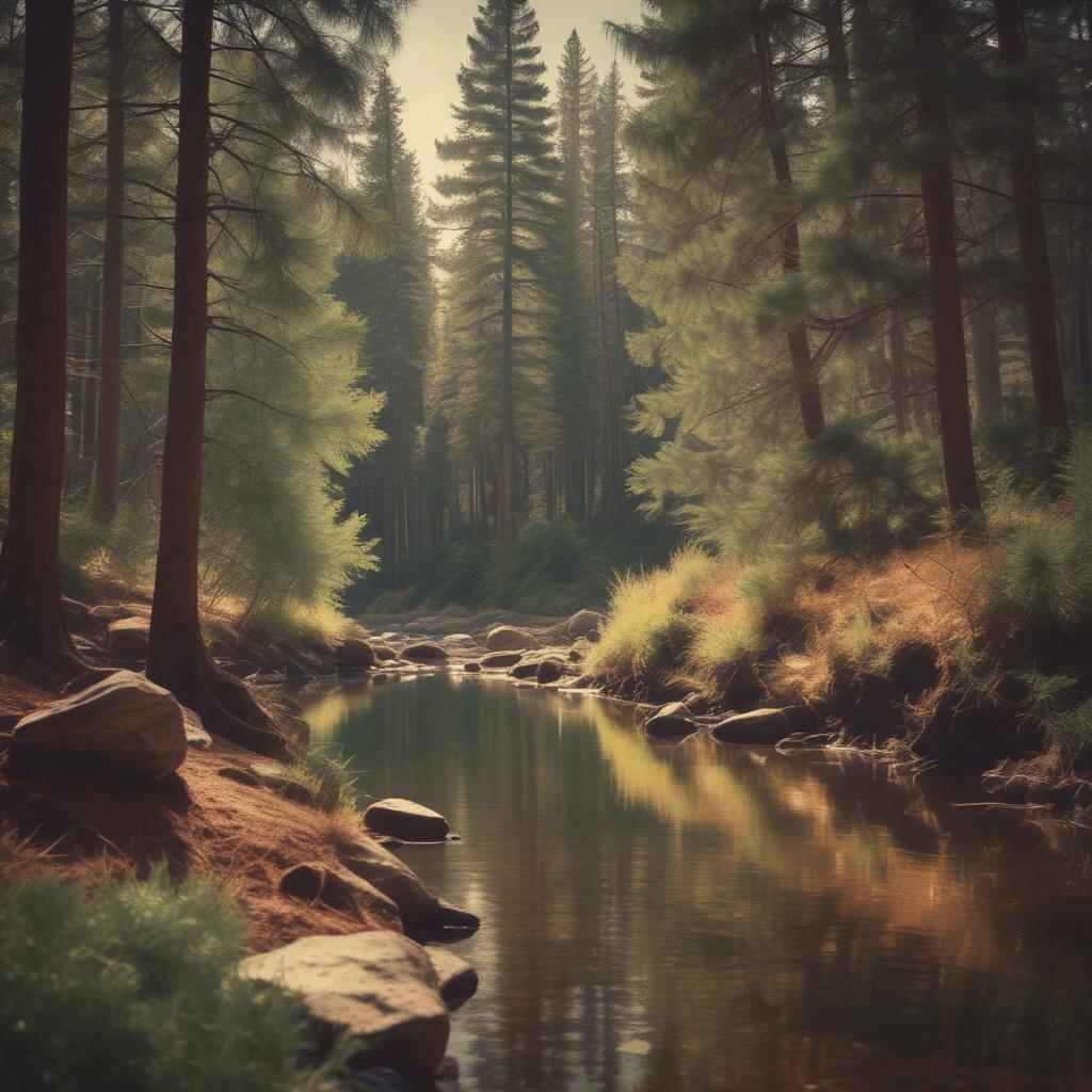 silently under the pine artwork