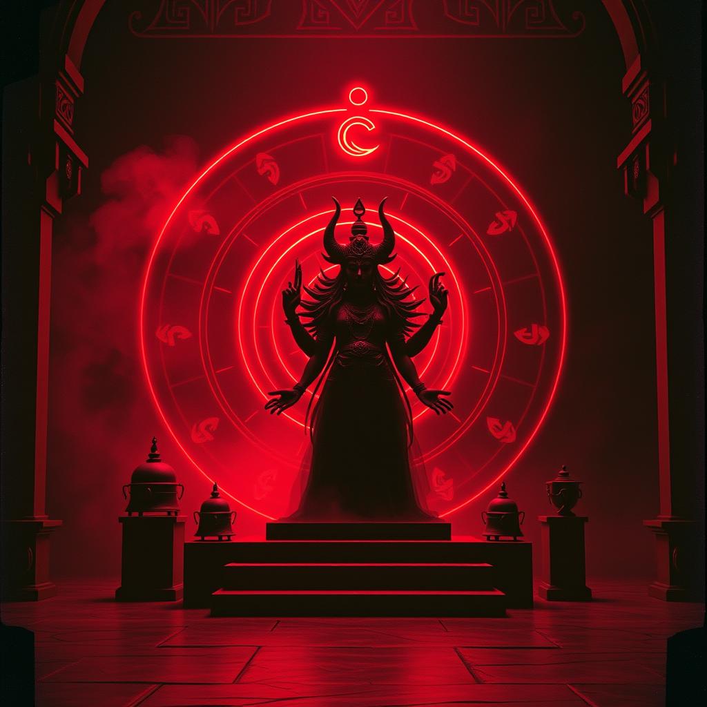 காளி – விதி சிதறும் போதுKali –[ When fate is shattered] artwork