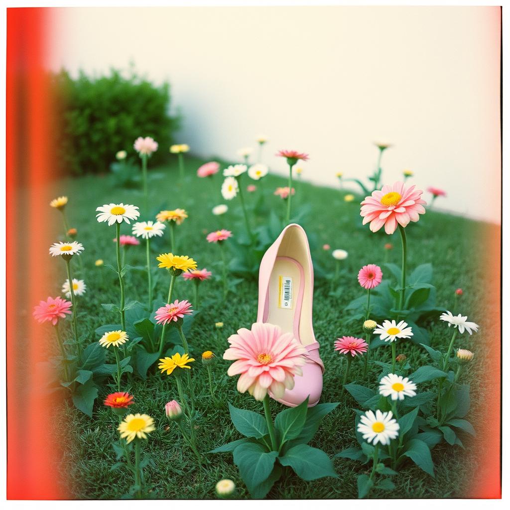Stand inside a woman's shoes artwork