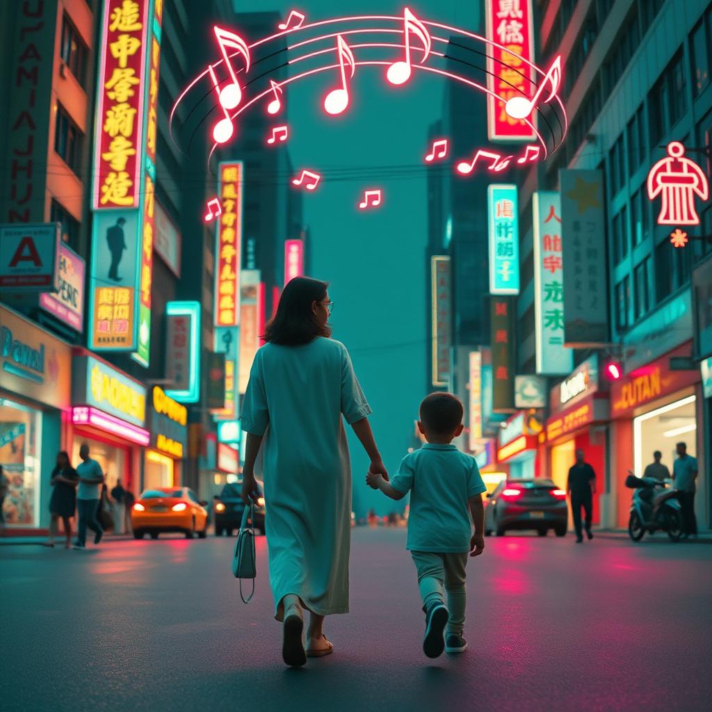 NẮM TAY CON ĐI BIỂU TÌNH | lê thị huệ artwork