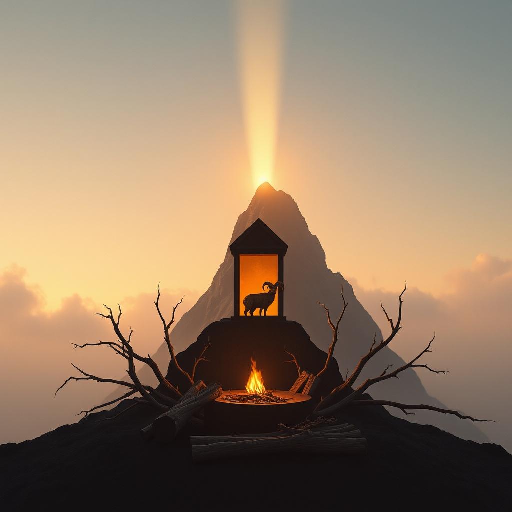 Monte Moriá artwork