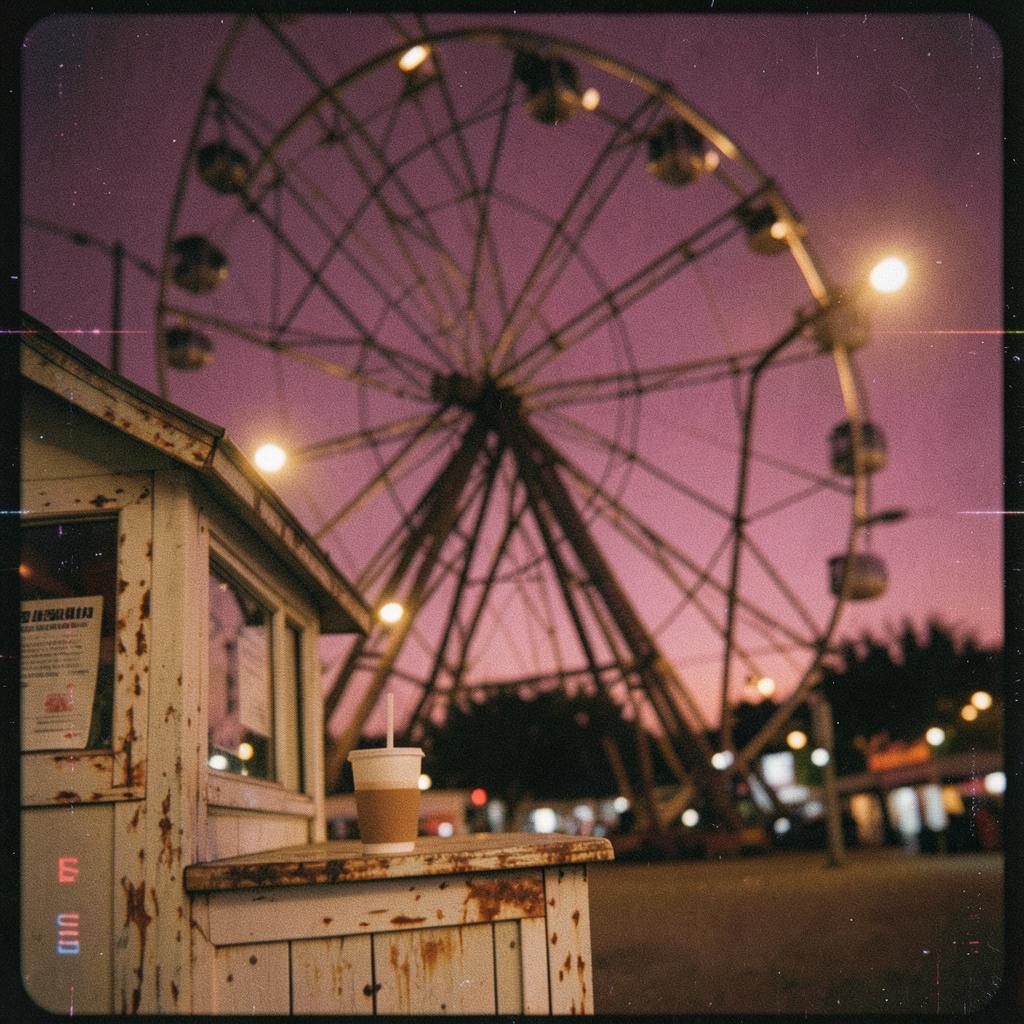 Ferris Wheel Night artwork