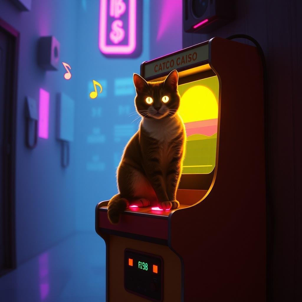 宵猫は良い猫(8bit) artwork