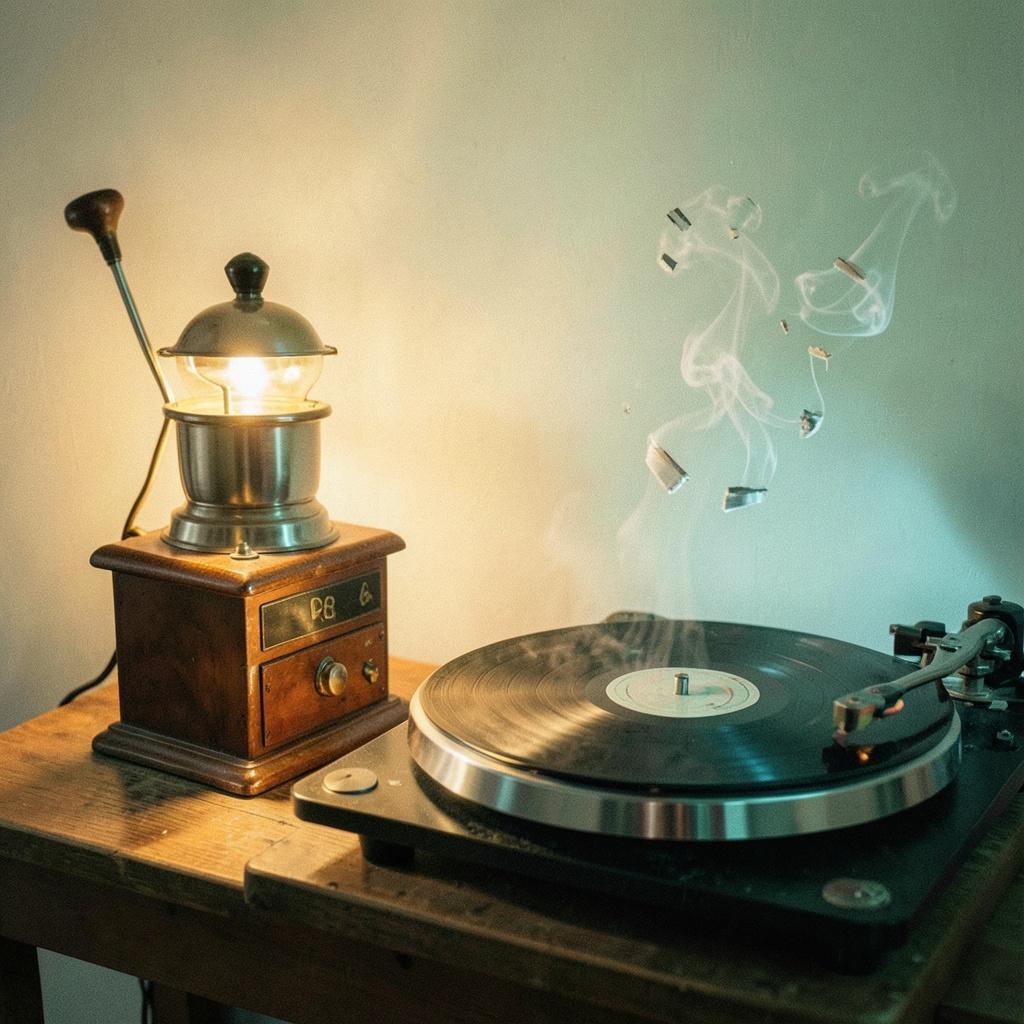Coffee Grinder Glow artwork