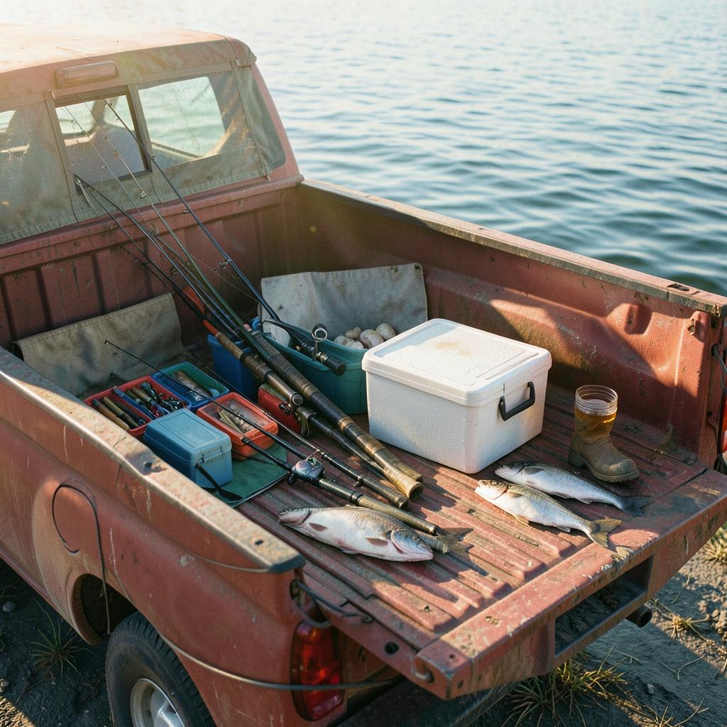 Steve goes fishing artwork