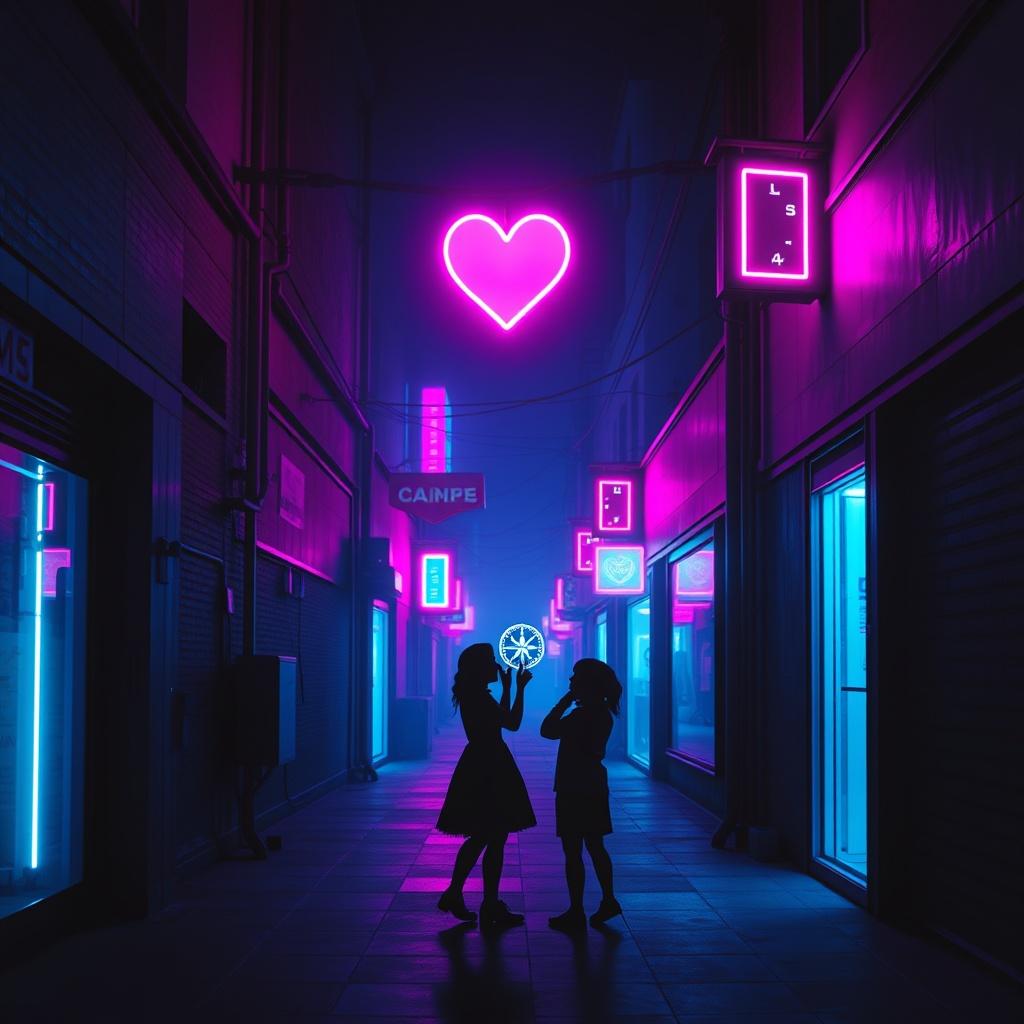 Straßen um Mitternacht artwork