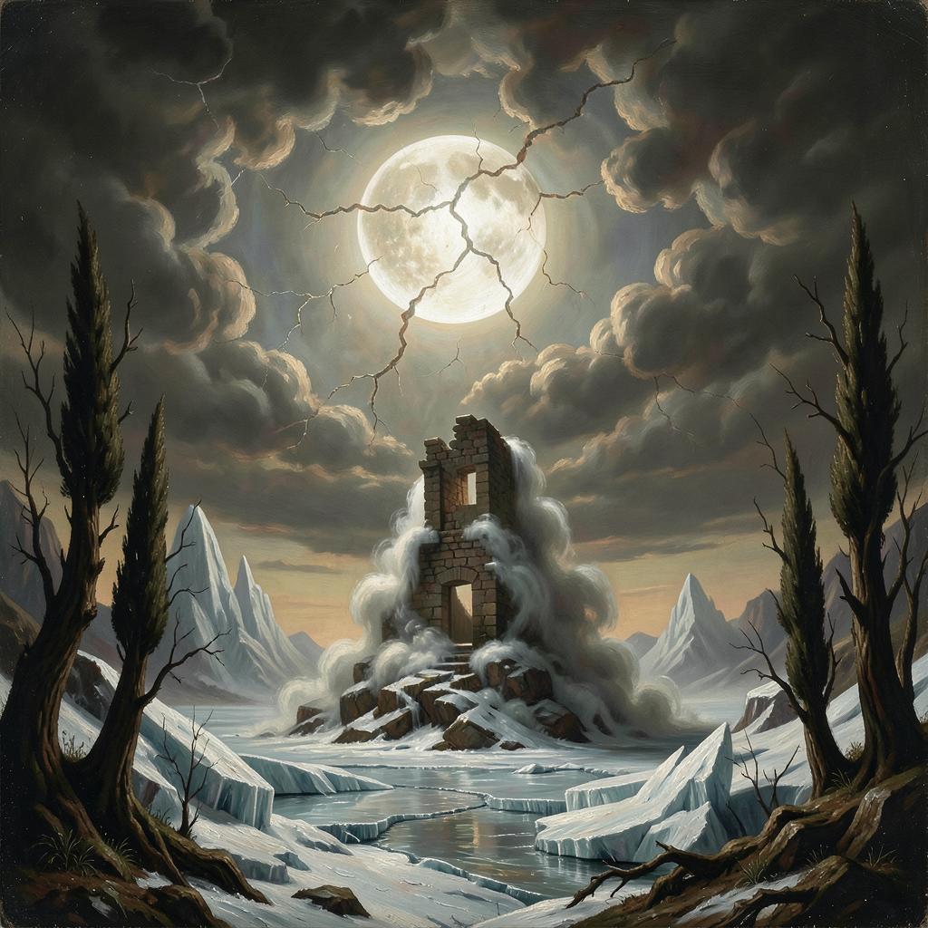 I Can See The Moon (ULTRA GRIM BLACK METAL VERSION) artwork