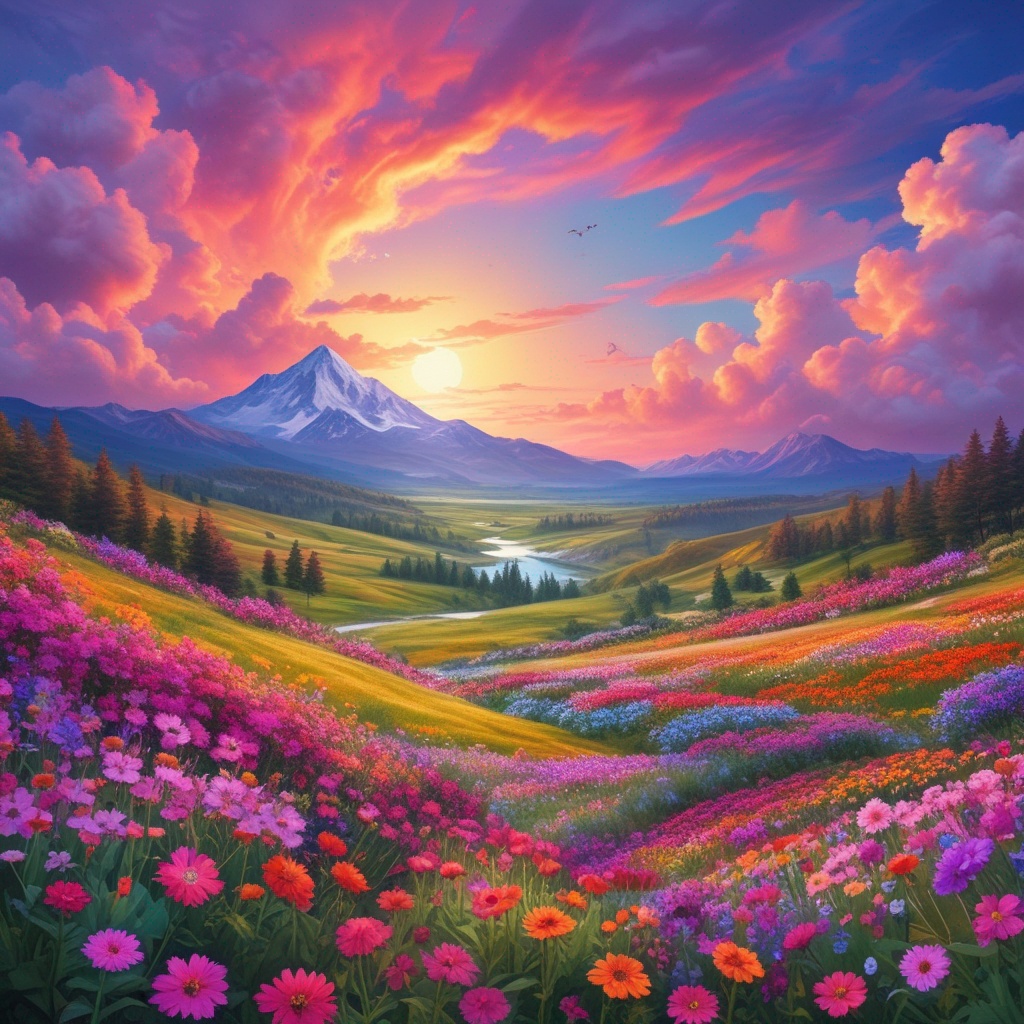 【AI Album】Virtual Valleys artwork