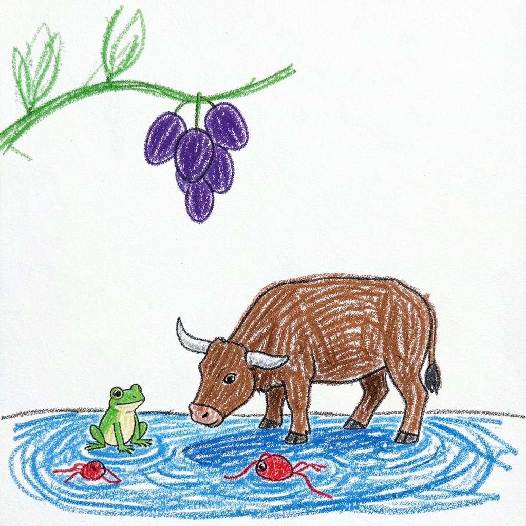 Grapes and a Growing Frog·Two Ways to Want · 作品封面