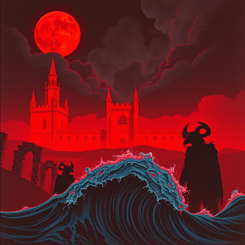 Blood Moon Over Castlevania artwork