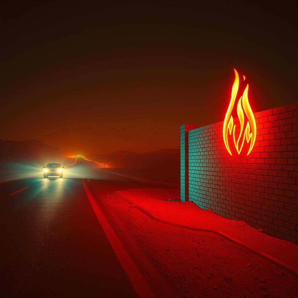 Burning All the Way artwork
