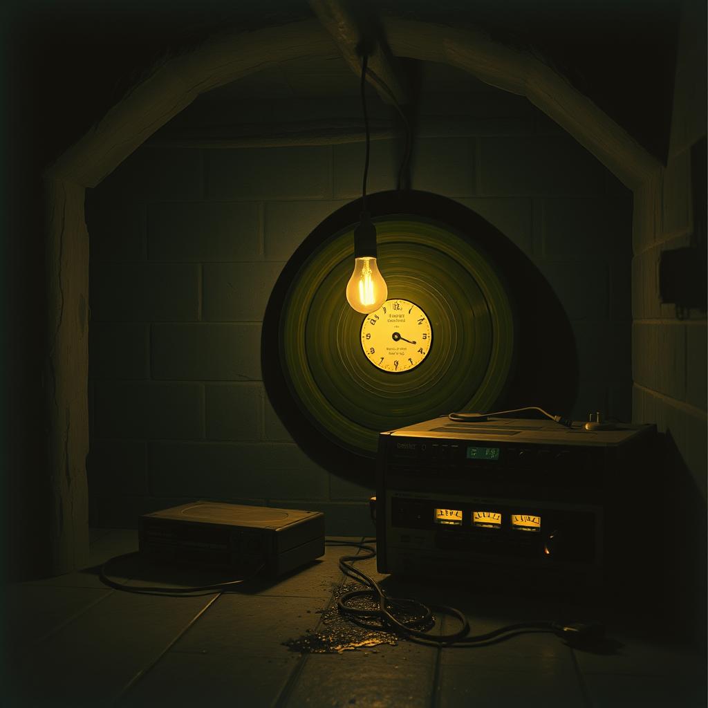 faded basement glow artwork