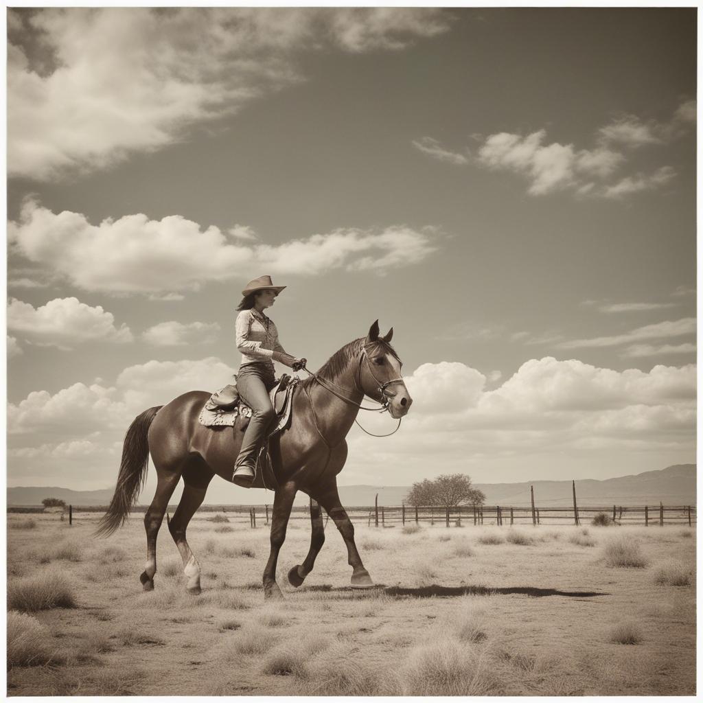 Jehovah's cowgirl  JW artwork