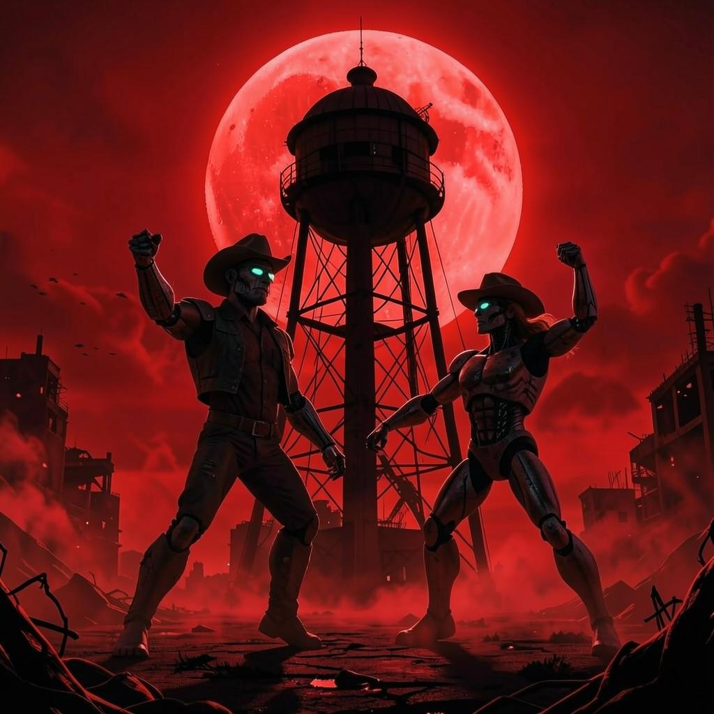 Under the Red Rusty Mesa Moon 🌙 artwork