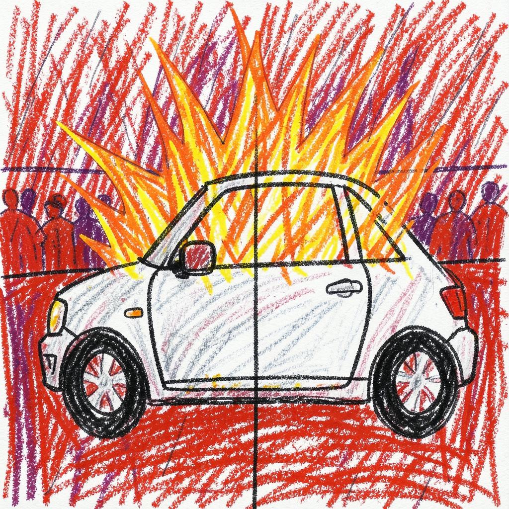Chrome On Fire artwork