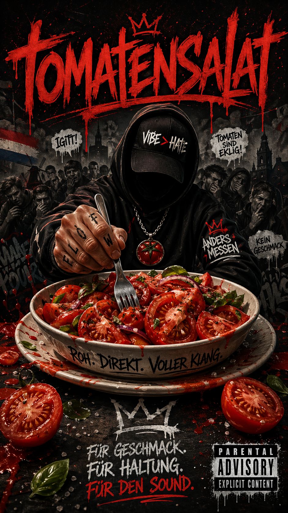 Tomatensalat bleibt der king.. artwork