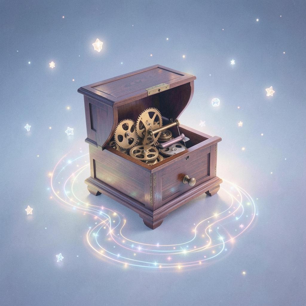 Guiding light ( music box) artwork