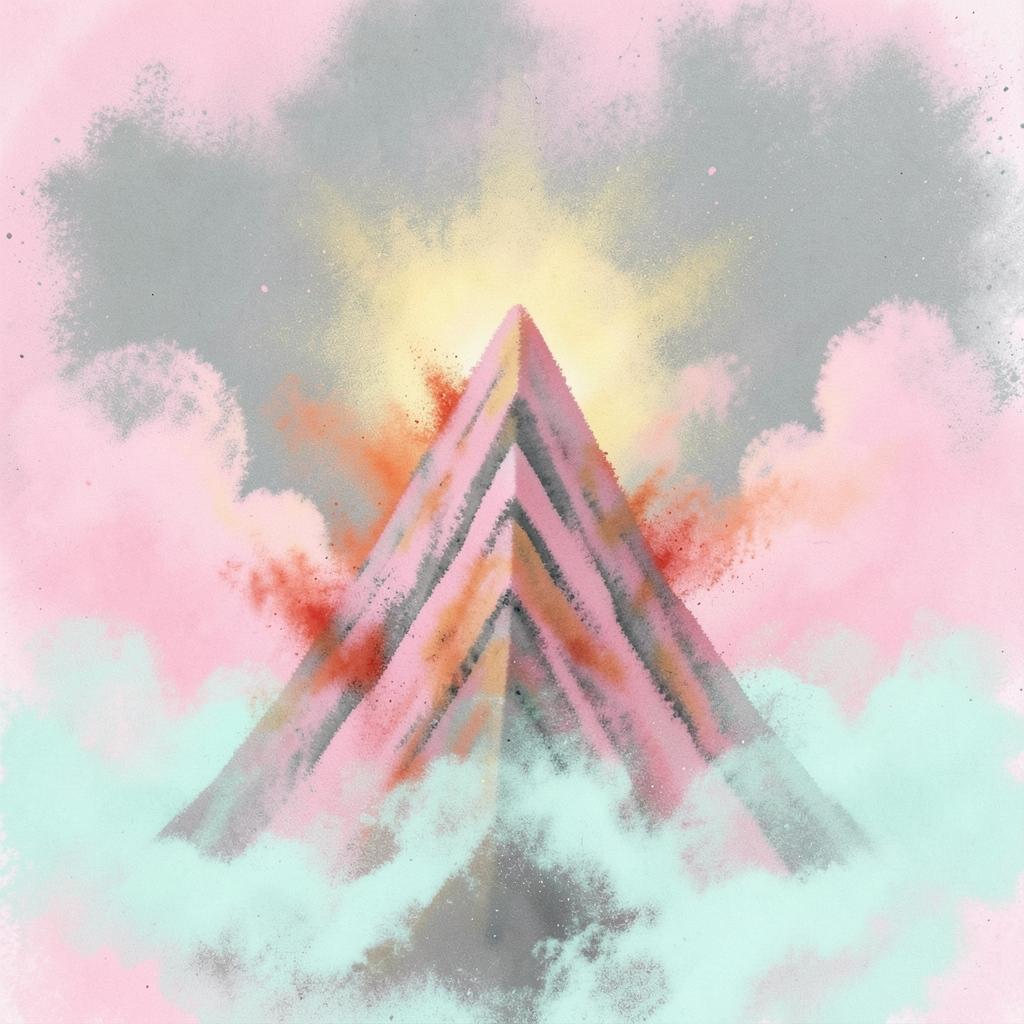 9. «De la sangre al cielo-montaña» artwork