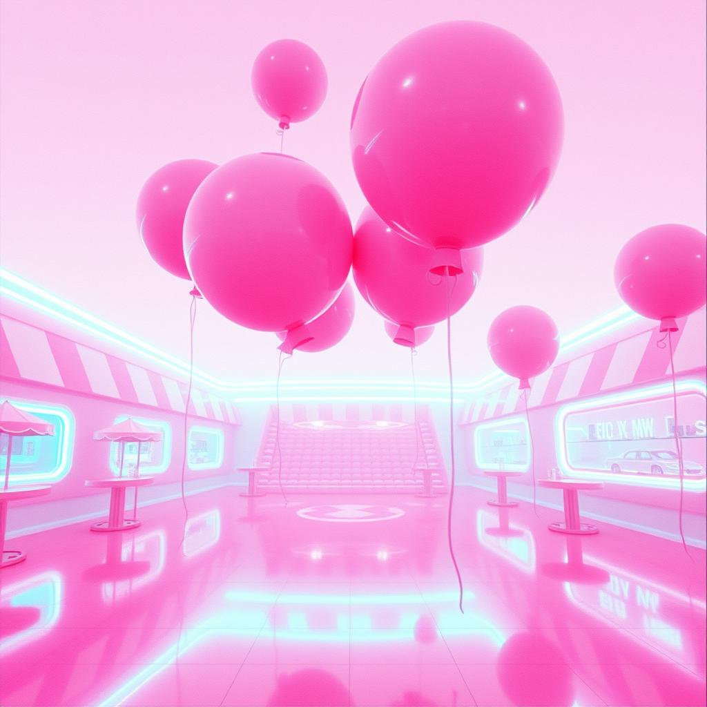 Big Balloons Party Room ~ RAW + UNCUT artwork