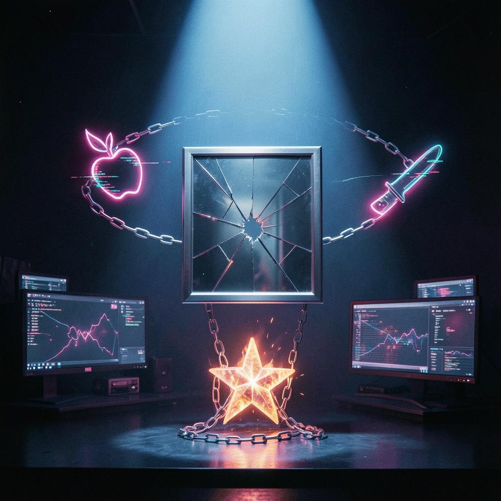 Drained in the Spotlight x Knife Apple Omen (Mashup) artwork