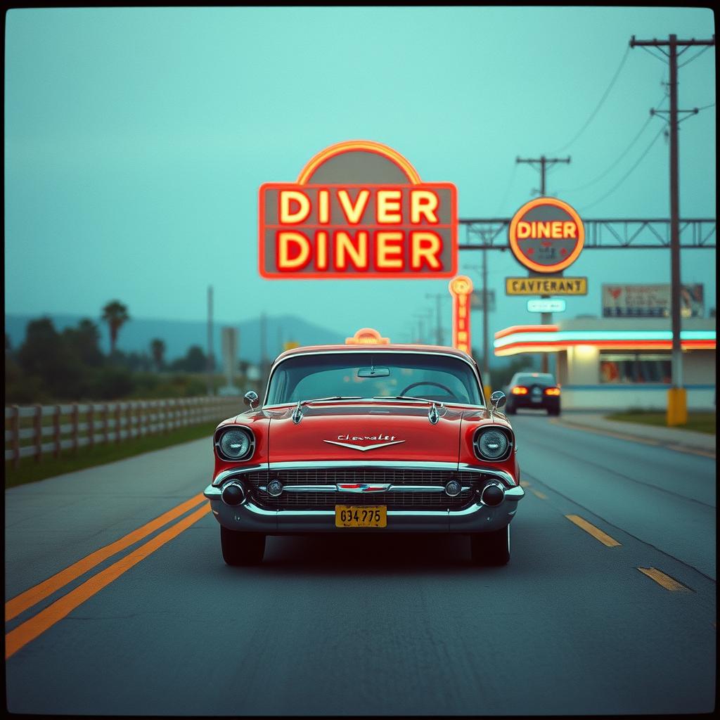 Cruisin on old 66 artwork