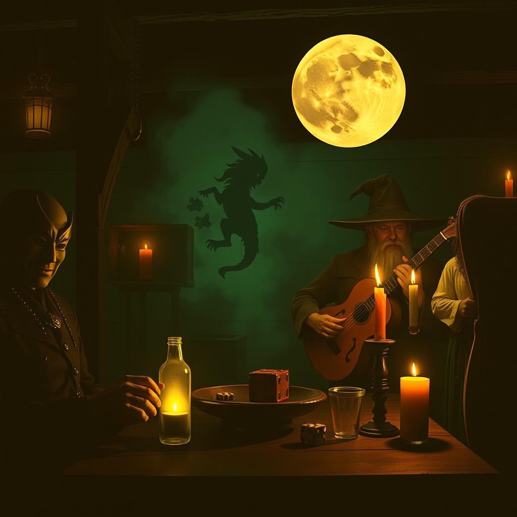 D&D A Rogue A Bard and a Paladin artwork