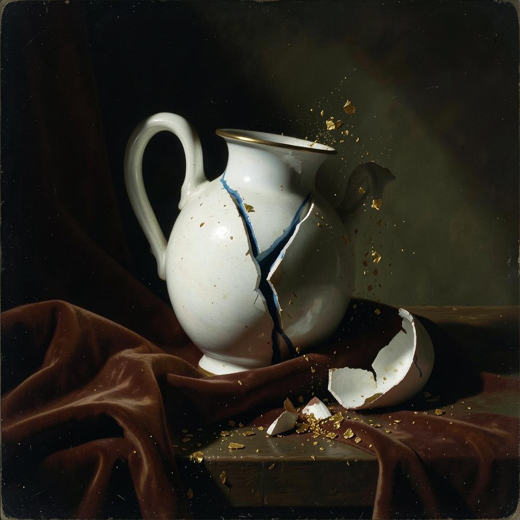 Silver Line Beneath the Glaze artwork