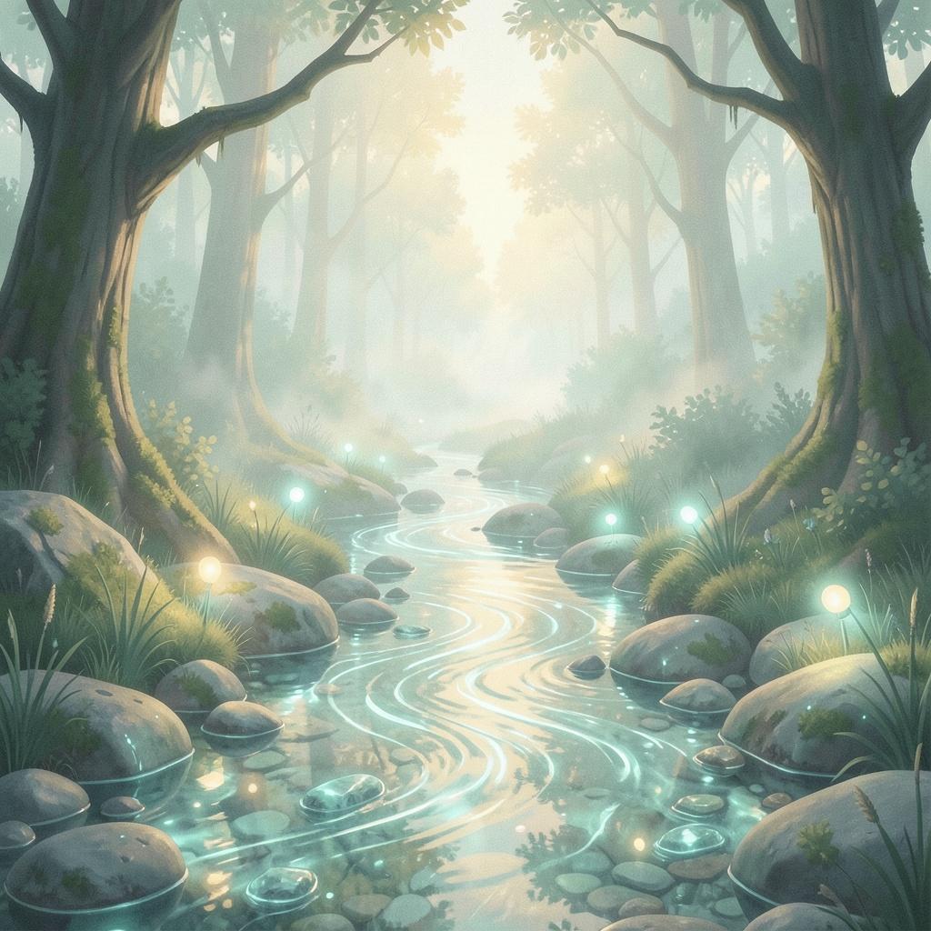 528Hz Rest by the stream -050g artwork